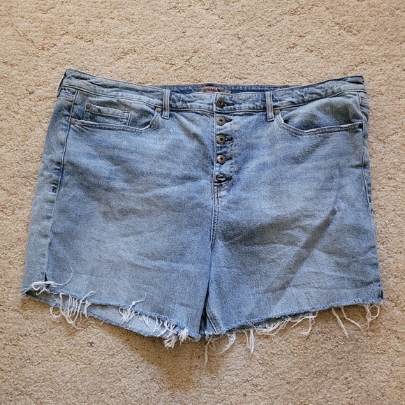 Torrid High Rise Stretch Jean Shorts - Picture 1 of 3